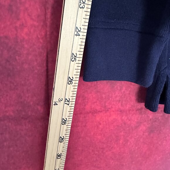 CLUB ROOM MEN'S QUARTER-ZIP PULLOVER SWEATER DARK BLUE SIZE XL - Picture 8 of 9